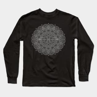 Mandala Line Art Ornigram Long Sleeve T-Shirt